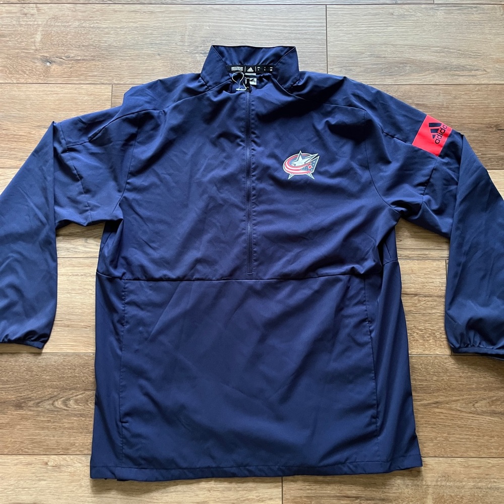 Authentic NHL Brand Blue Jackets Quarter Zip